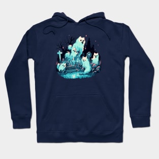 Happy dog ghosts Hoodie